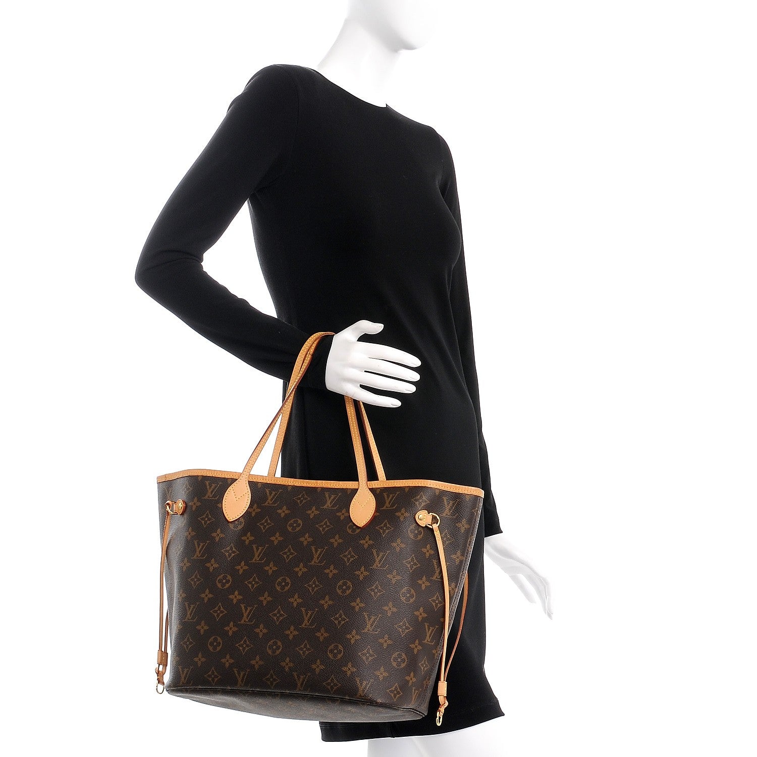 Louis Vuitton Monogram Neverfull MM 2 of 8