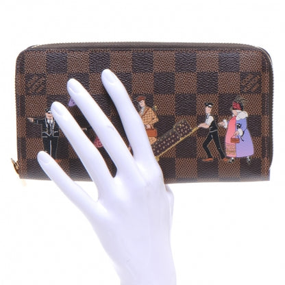 Louis Vuitton Damier Ebene Illustre Zippy Wallet Violet 2 of 8