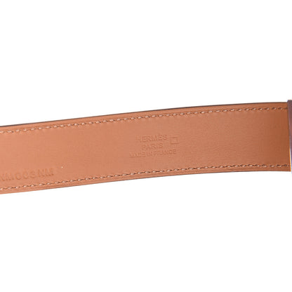 Hermes Shiny Alligator Collier de Chien CDC 24 Bracelet T2 Rose Extreme 3 of 3