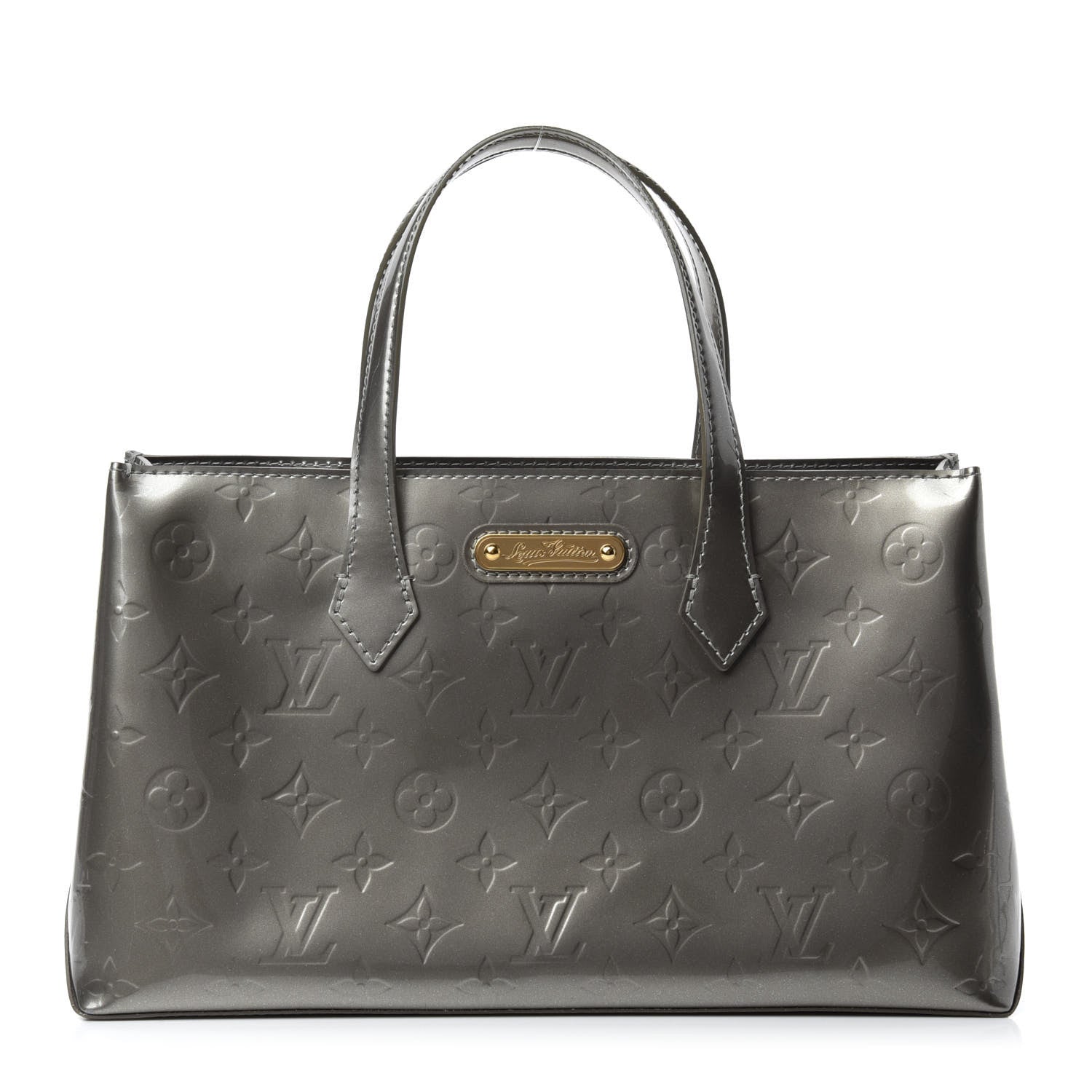 Louis Vuitton Vernis Wilshire PM Gris Art Deco 1 of 9