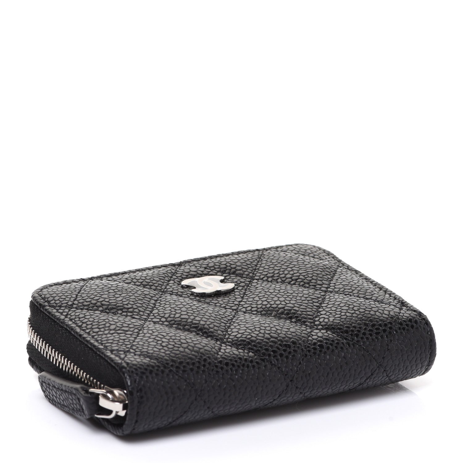 Chanel Caviar Quilted Classic Zipped Coin Purse Black 4 of 8