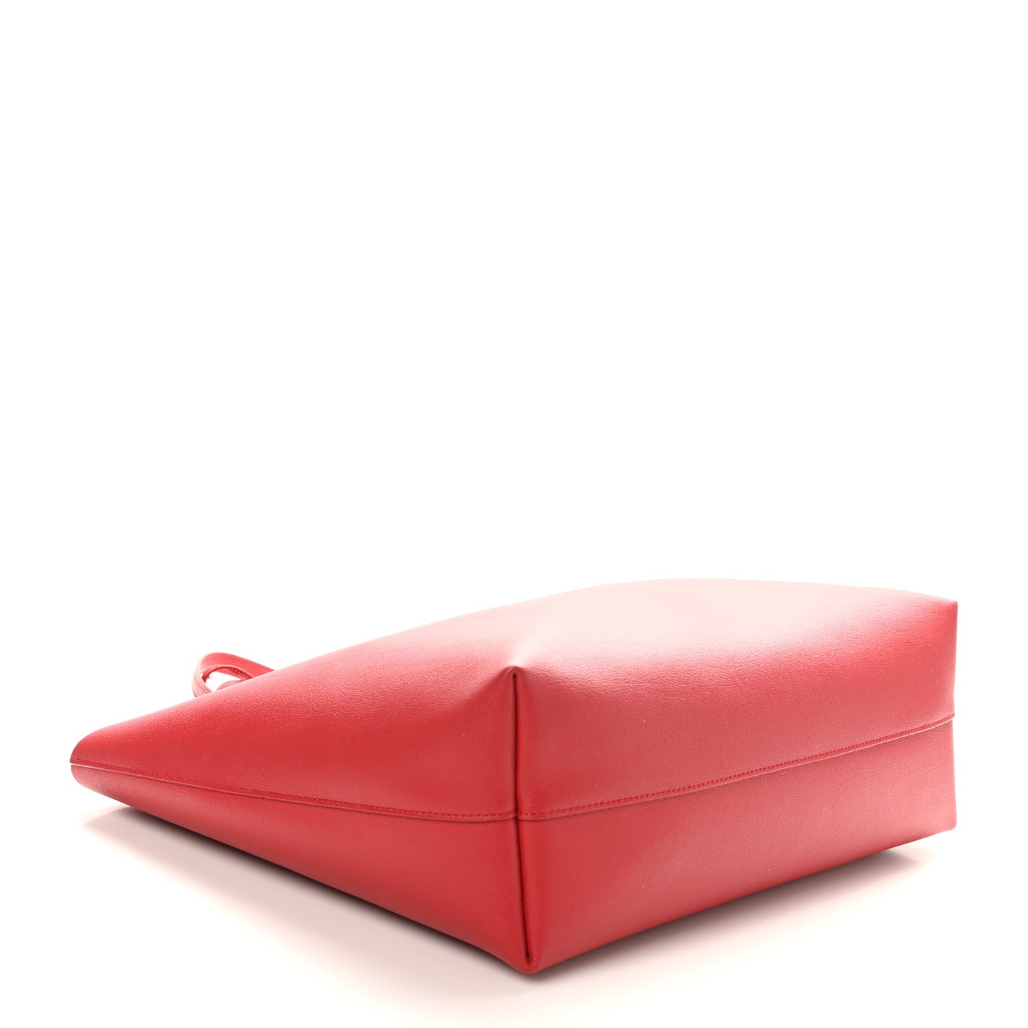 Saint Laurent Calfskin Large Shopping Tote Rouge Eros 5 of 11