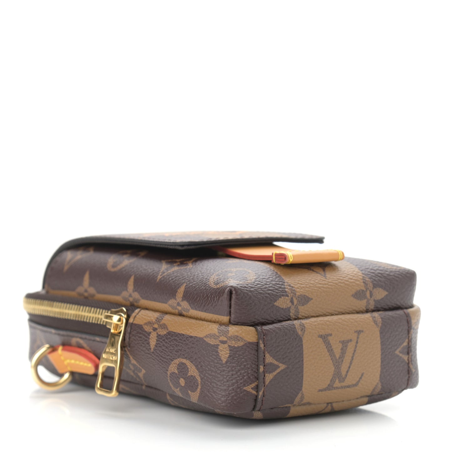 X NIGO Reverse Monogram Flat Double Phone Pouch