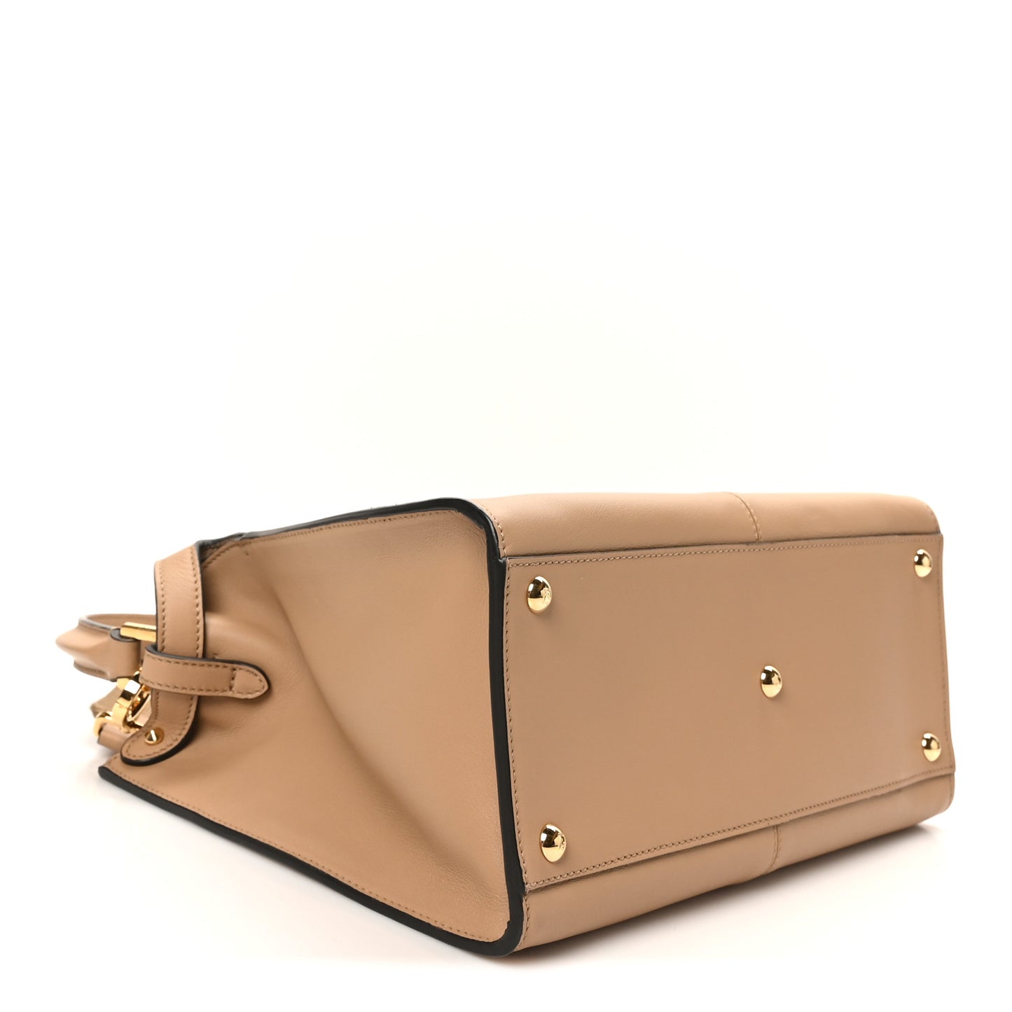 Vitello Seta Nabuk Pequin Medium Peekaboo X-Lite Cuoio Tabacco Moro