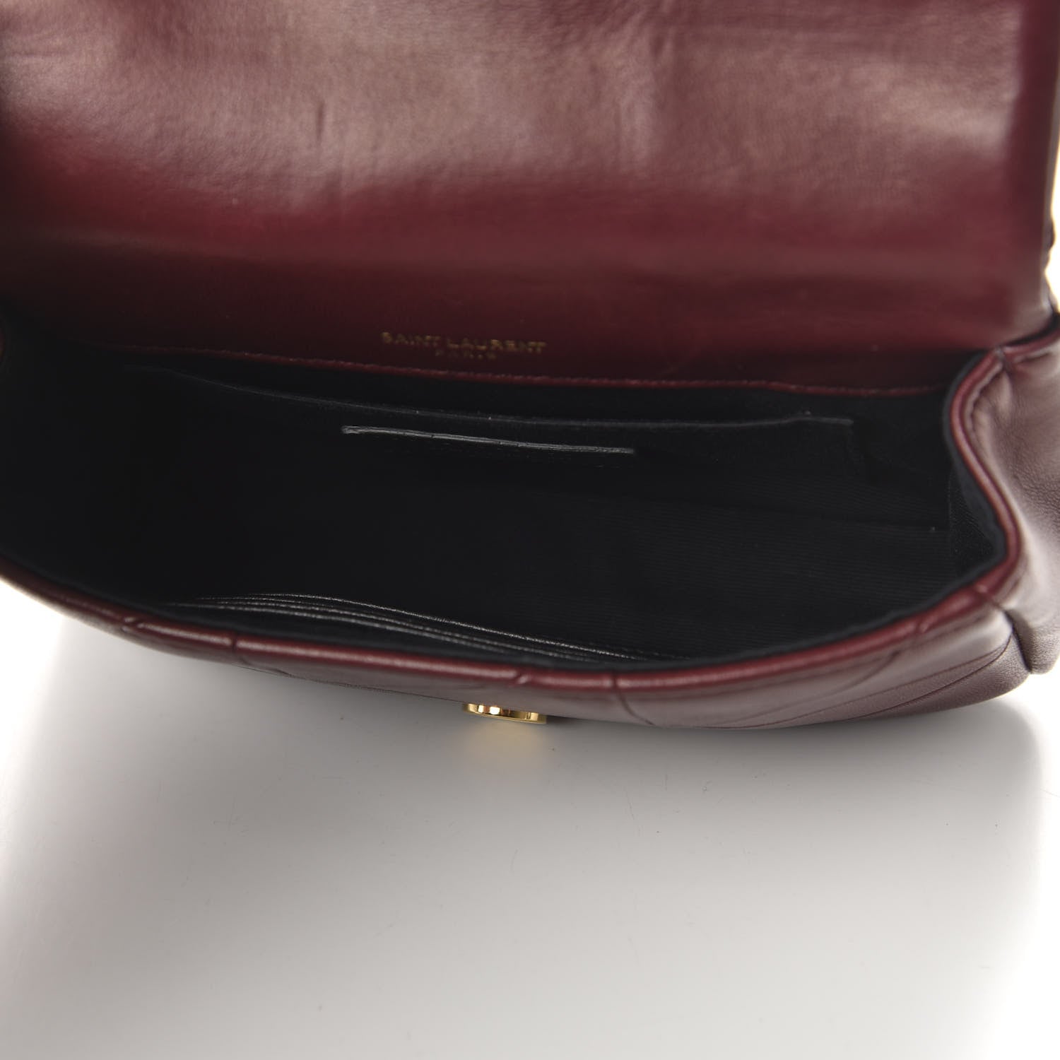 Saint Laurent Lambskin Monogram Jamie Belt Bag Red 5 of 9