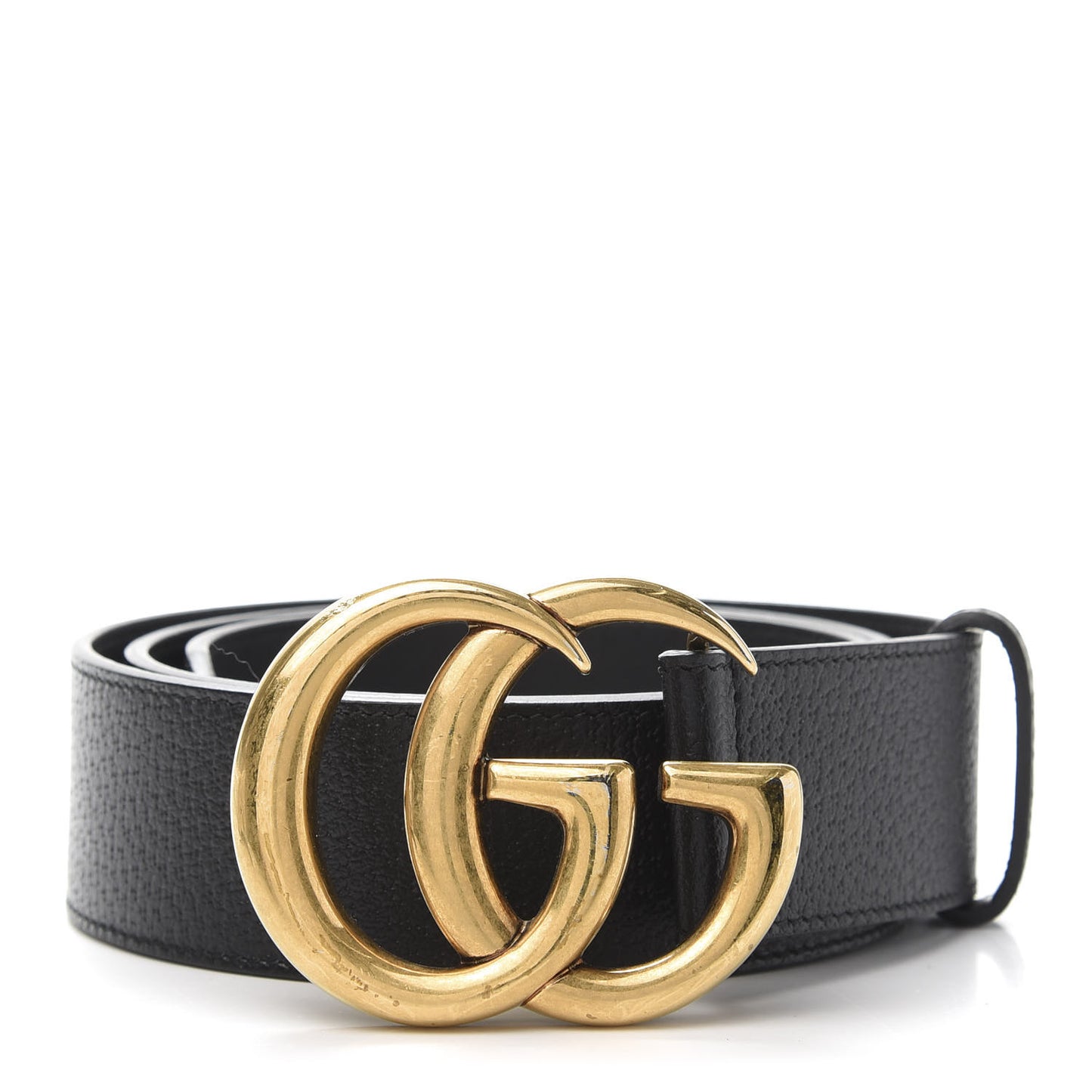 Textured Calfskin Double G 40mm Belt 90 36 Black