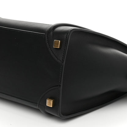 Celine Smooth Calfskin Micro Luggage Black 9 of 9