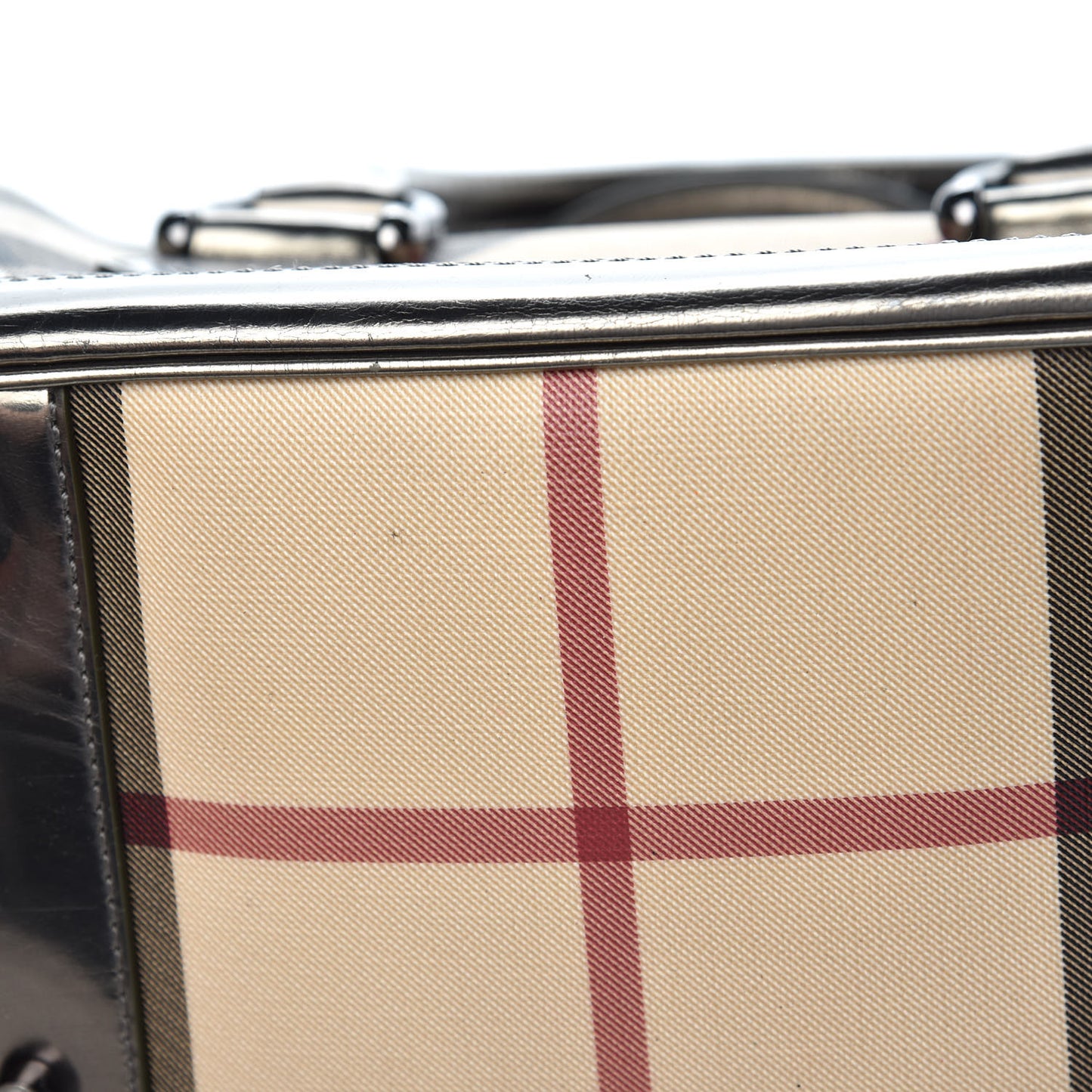 Supernova Check Patent Bowling Bag Pewter