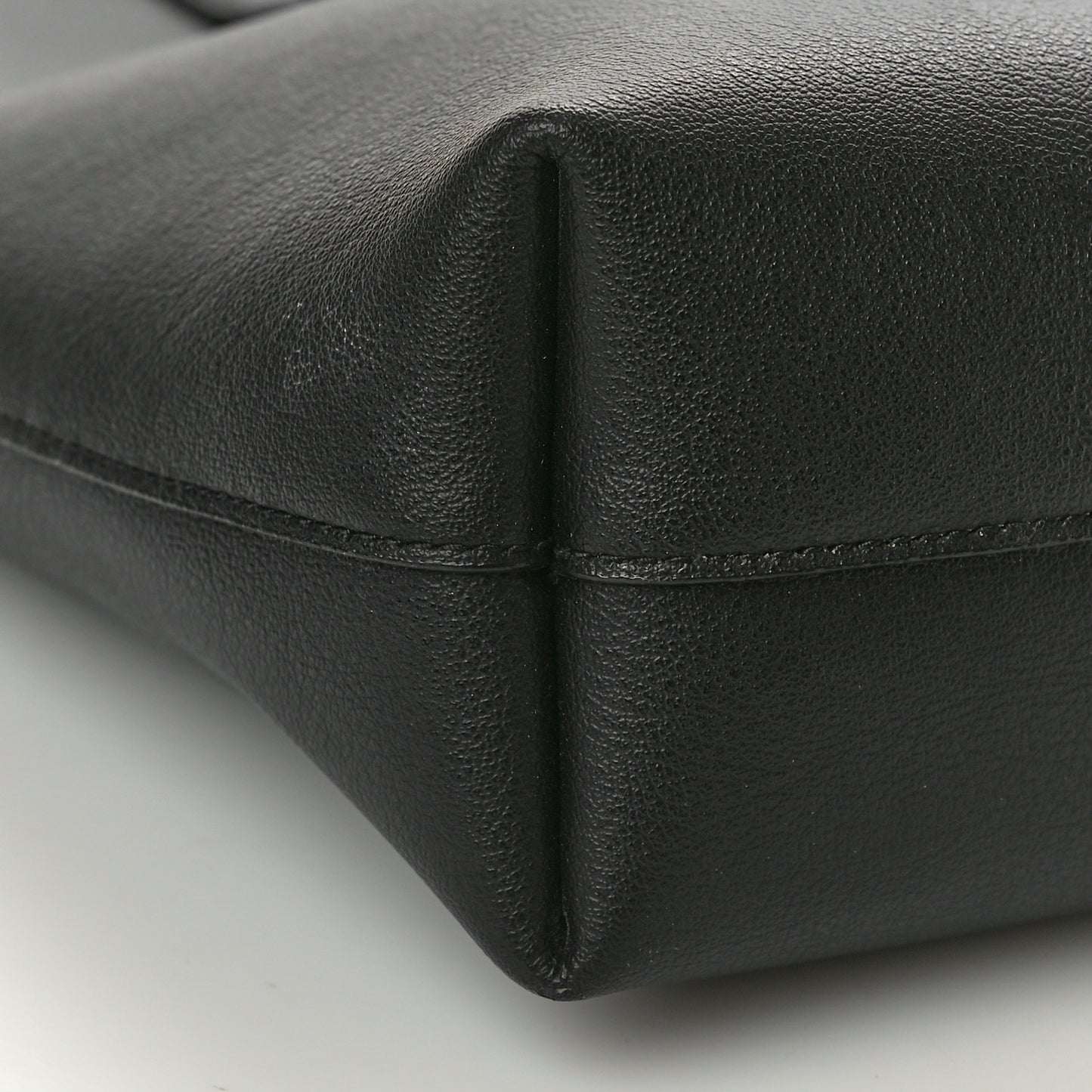 Calfskin Toy Shopping Tote Black