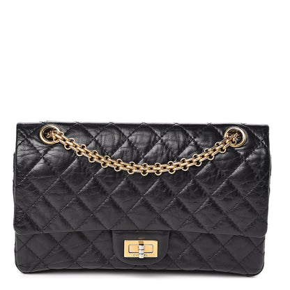 Chanel Aged Calfskin Quilted 2.55 Reissue 225 Flap Black 1 of 10