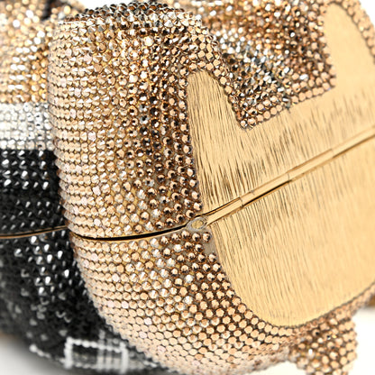 Judith Leiber Crystal Spencer Teddy Bear Minaudiere Clutch Gold Brown 11 of 16