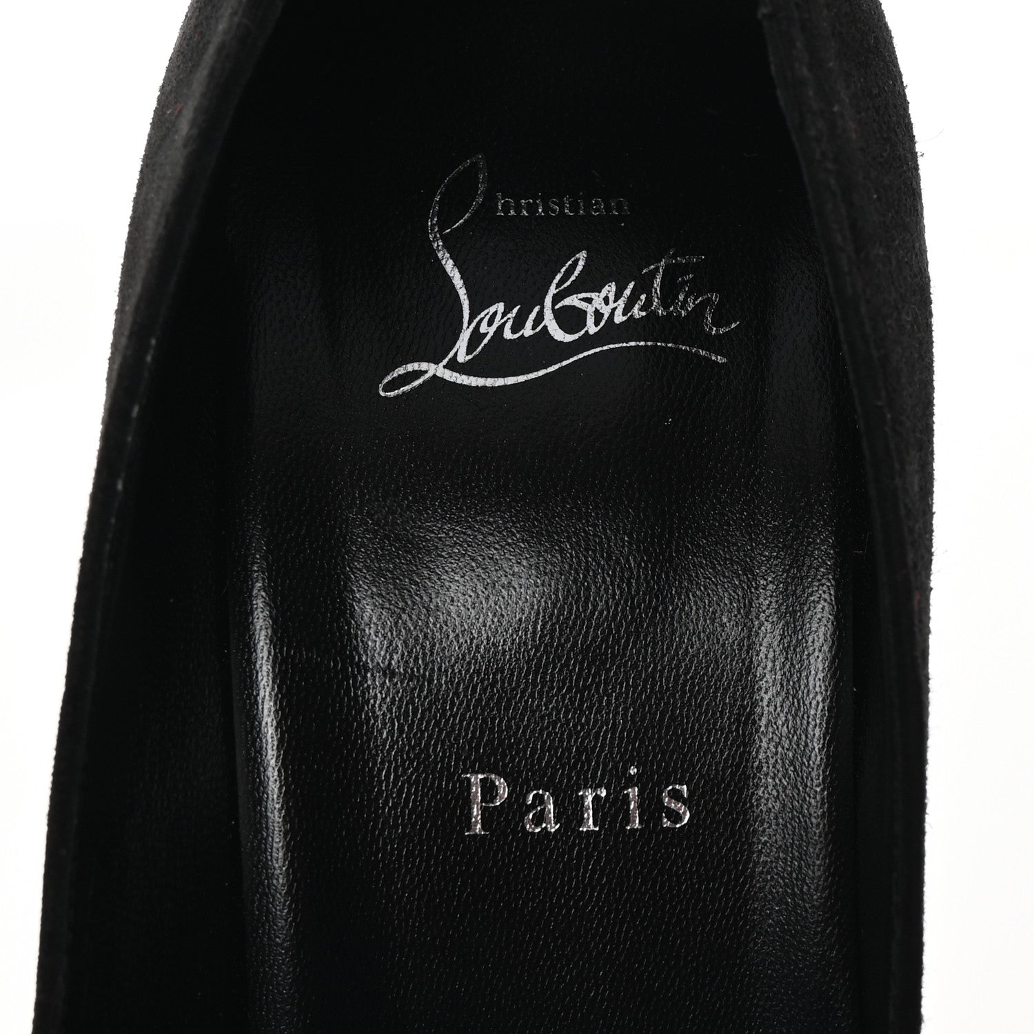 Christian Louboutin Veau Velours Dolly 100 Pumps 41 Black 8 of 9