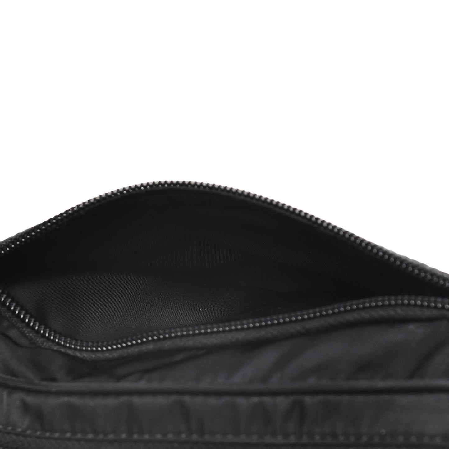 Tessuto Nylon Saffiano Belt Bag Black