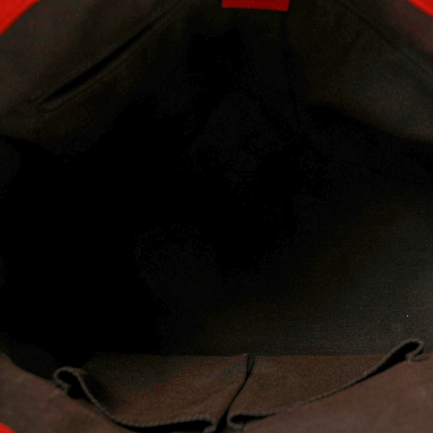 Gucci Pebbled Calfskin Medium GG Convertible Dome Satchel  Red 5 of 10
