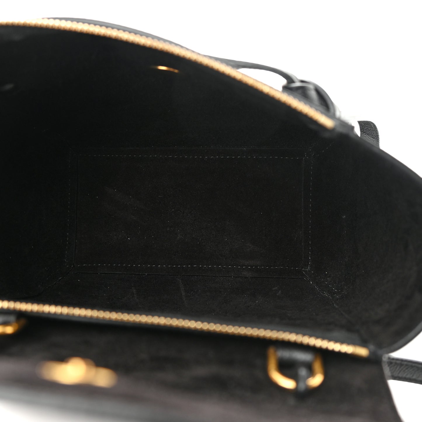 Grained Calfskin Nano Belt Bag Black