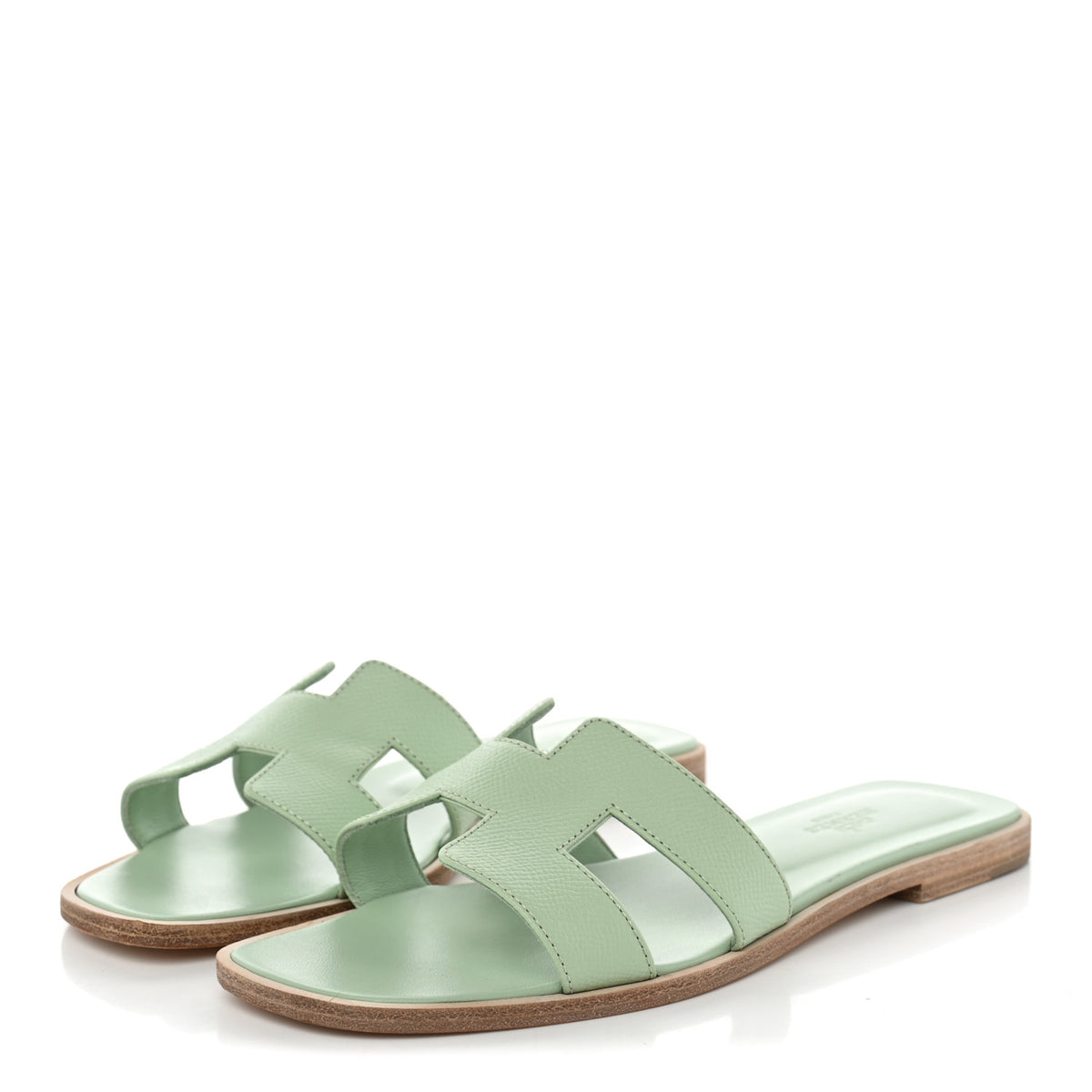 Epsom Oran Sandals 38.5 Vert Jade