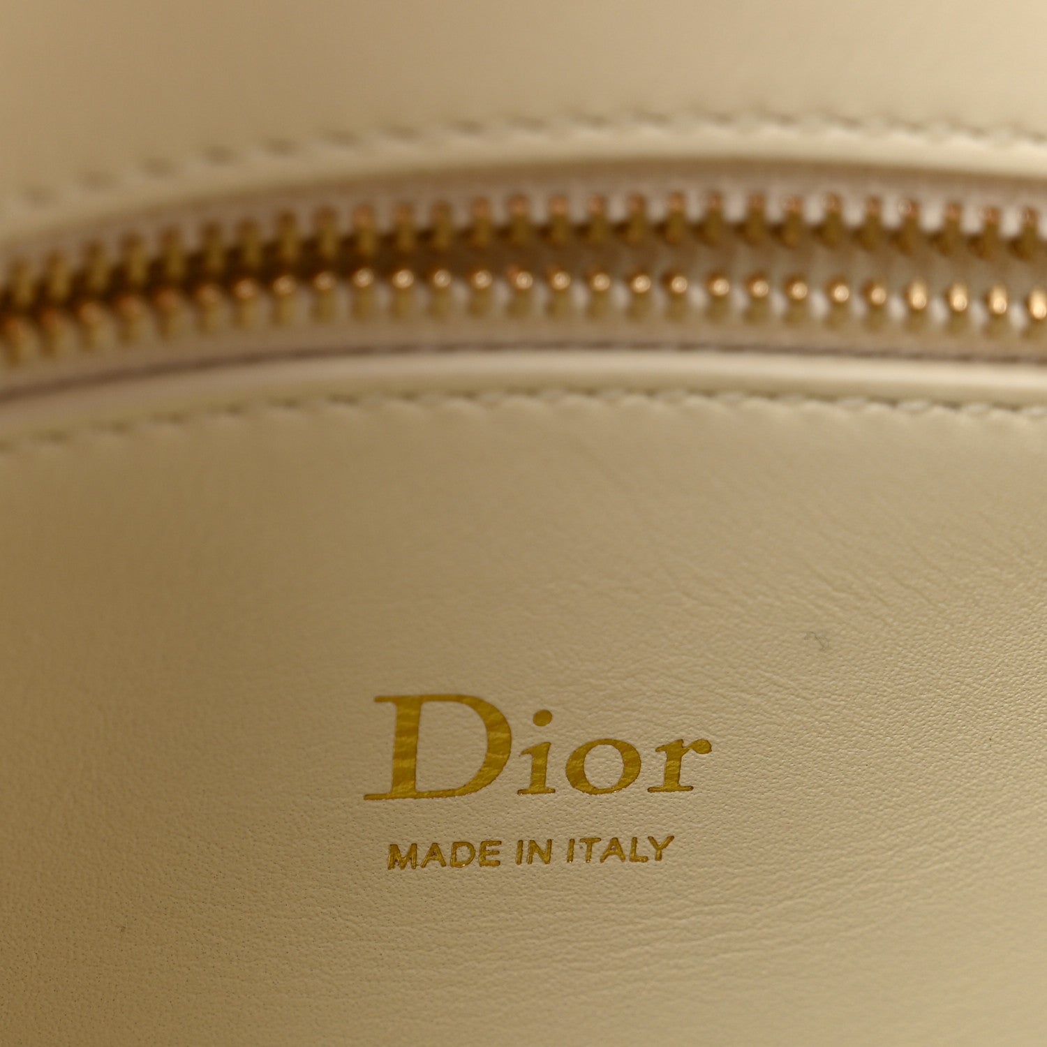 Christian Dior Shiny Smooth Calfskin Small Cigale Bag Latte 6 of 10