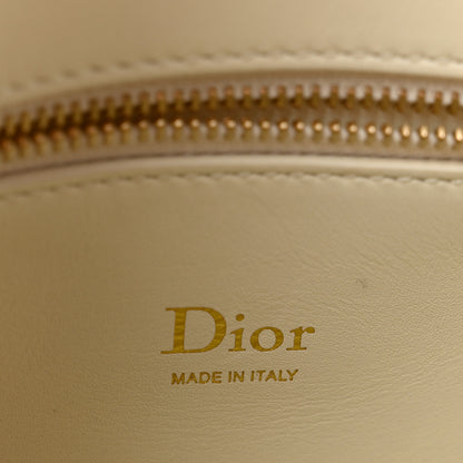 Christian Dior Shiny Smooth Calfskin Small Cigale Bag Latte 6 of 10