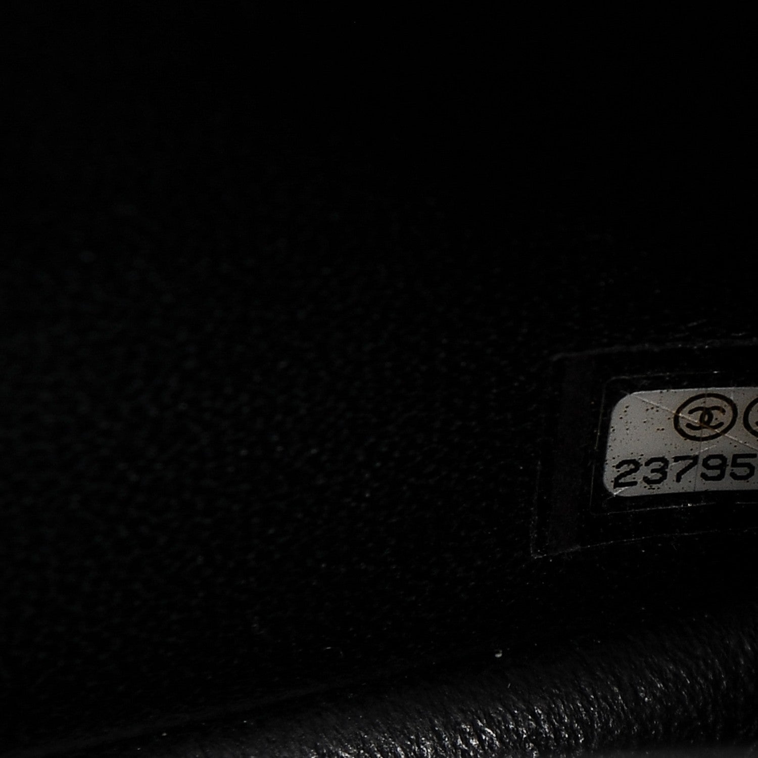 Chanel Crumpled Calfskin Quilted Jumbo Double Flap So Black 7 of 7