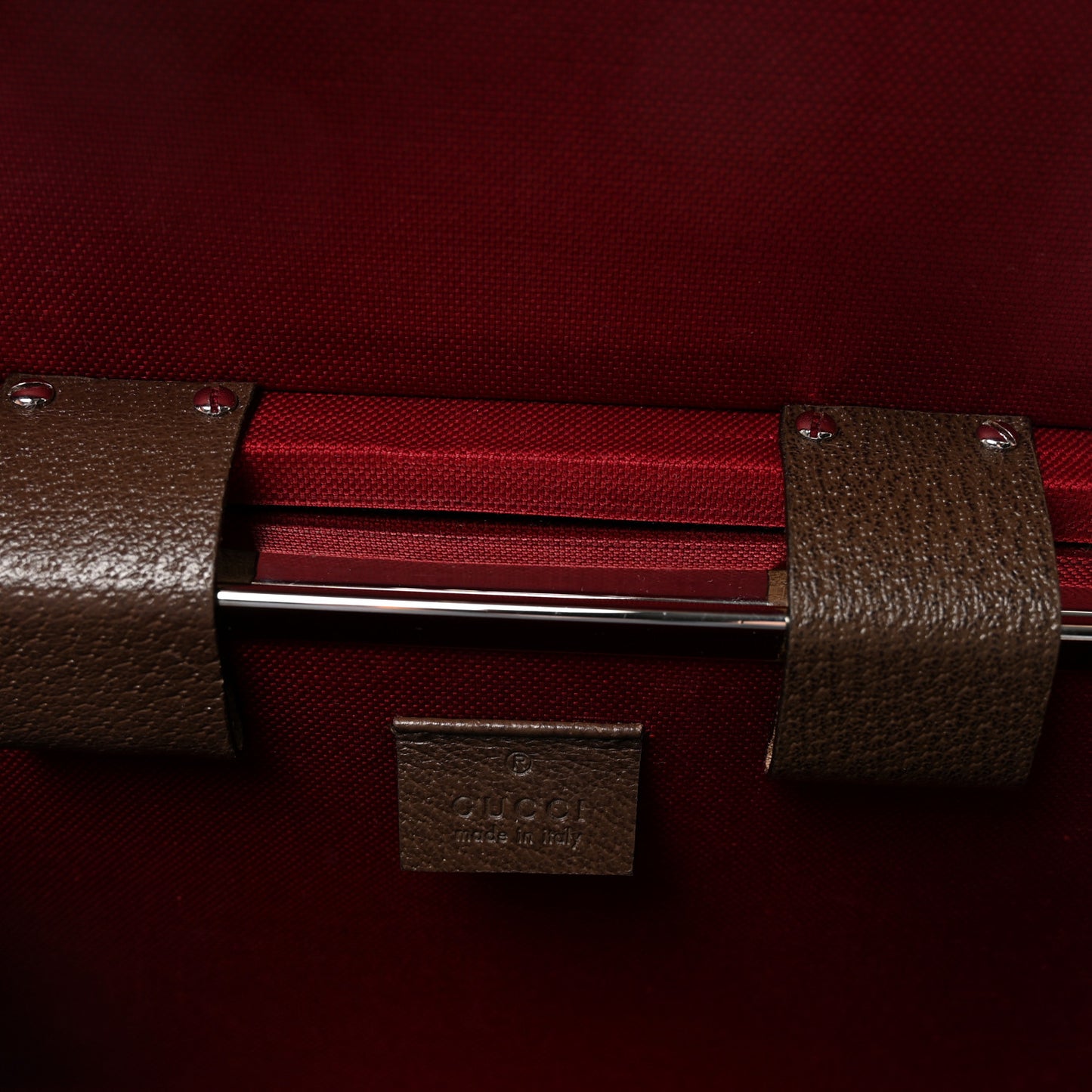 GG Supreme Monogram Globe-Trotter Beauty Case Brown