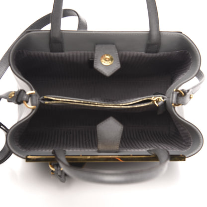 Fendi Vitello Elite Petite 2Jours Tote Grigio Grigio Chiaro 5 of 11