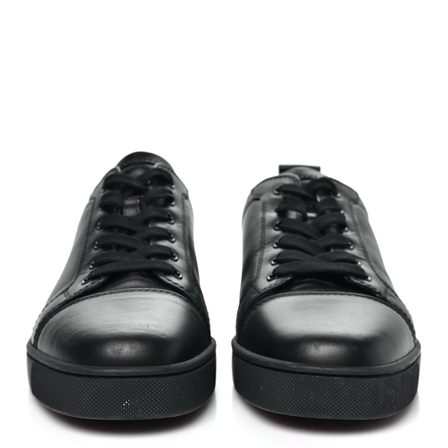 Calfskin Mens Louis Junior Flat Sneakers 43.5 Black