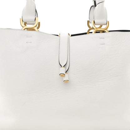 Chloe Calfskin Small Marcie Tote White 8 of 12