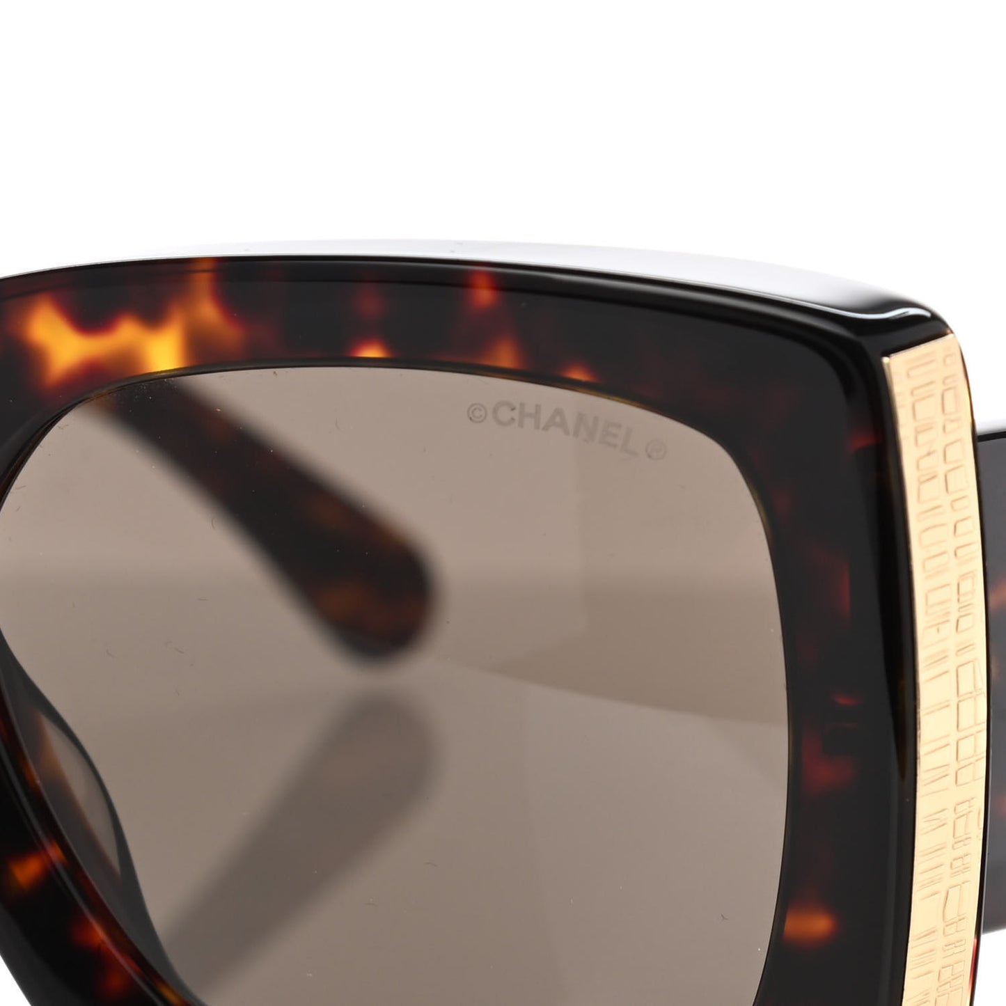 Acetate Rectangle Sunglasses 5435 Tortoise