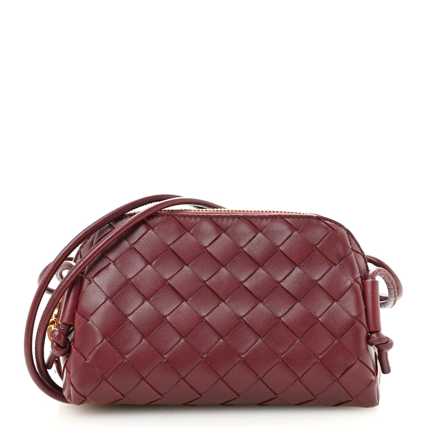 Nappa Intrecciato Concert Pouch Barolo
