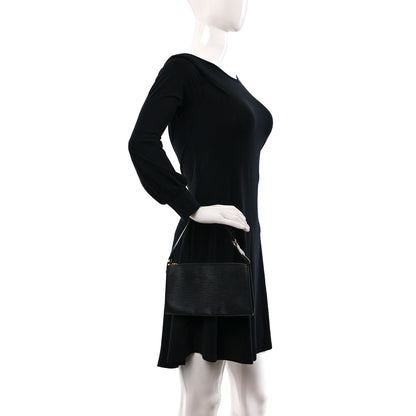 Louis Vuitton Epi Pochette Accessories 24 Black 2 of 8