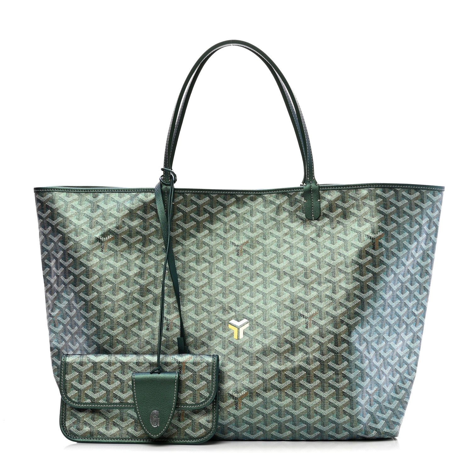 Goyard Iridescent Goyardine Saint Louis GM Pearly Green 3 of 11