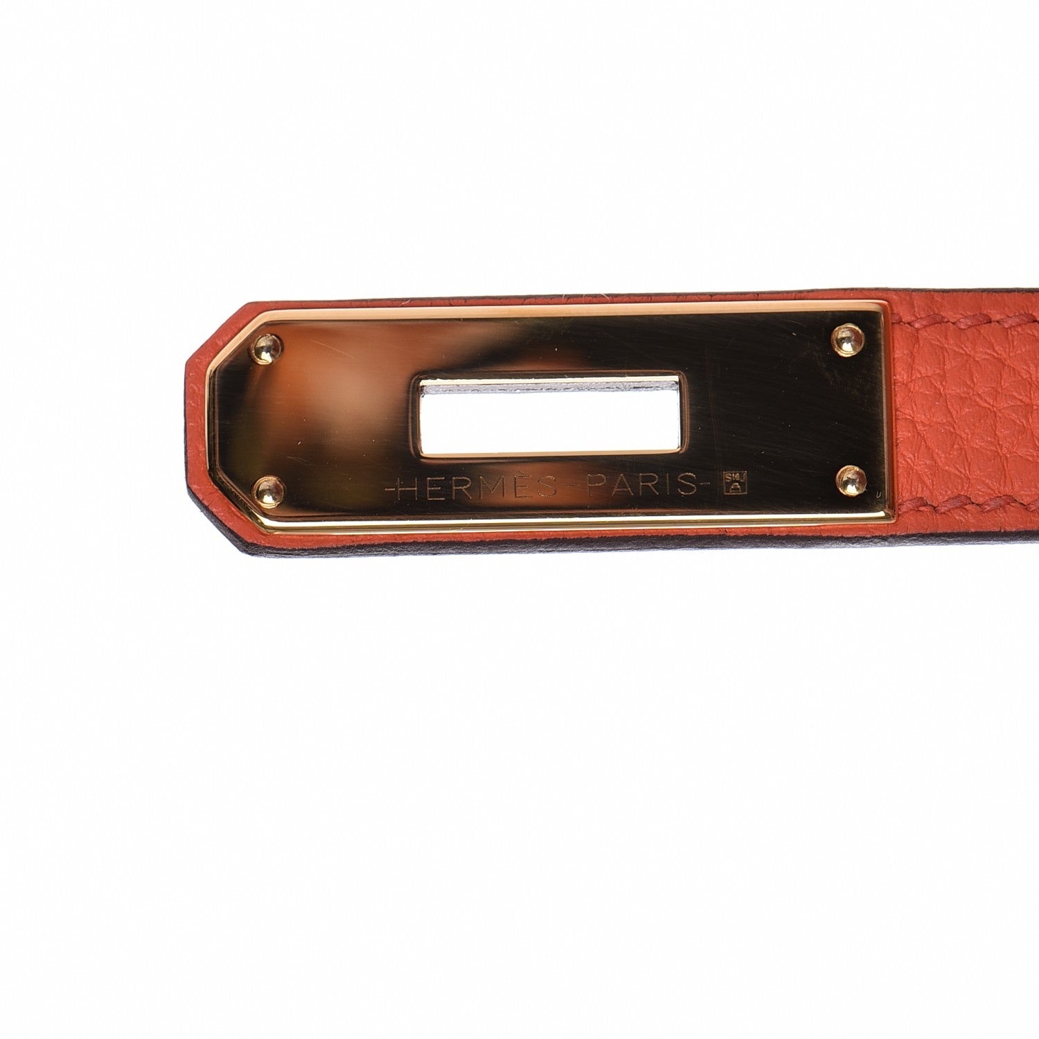 Hermes Togo Kelly Retourne 28 Orange Poppy 9 of 31