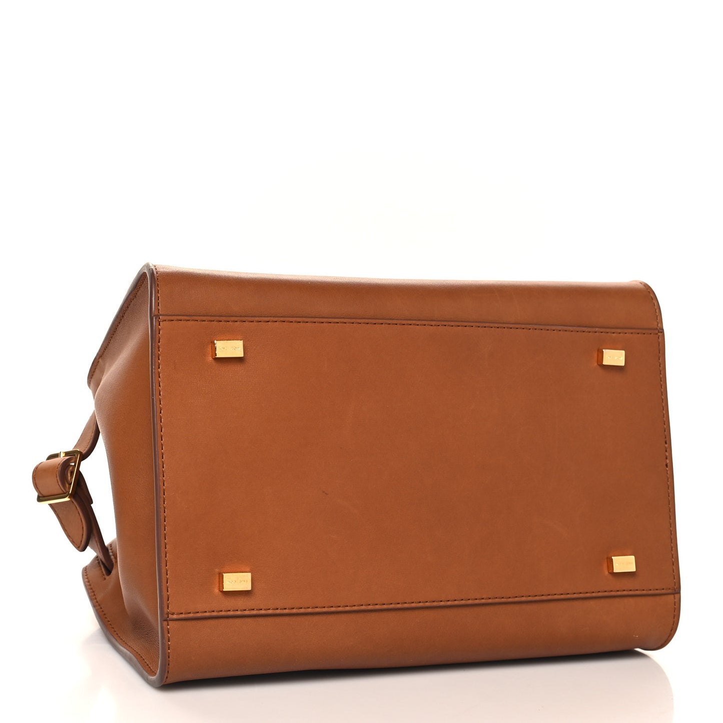 Polished Saddle Calfskin Soft Margaux 10 Bag Cuir