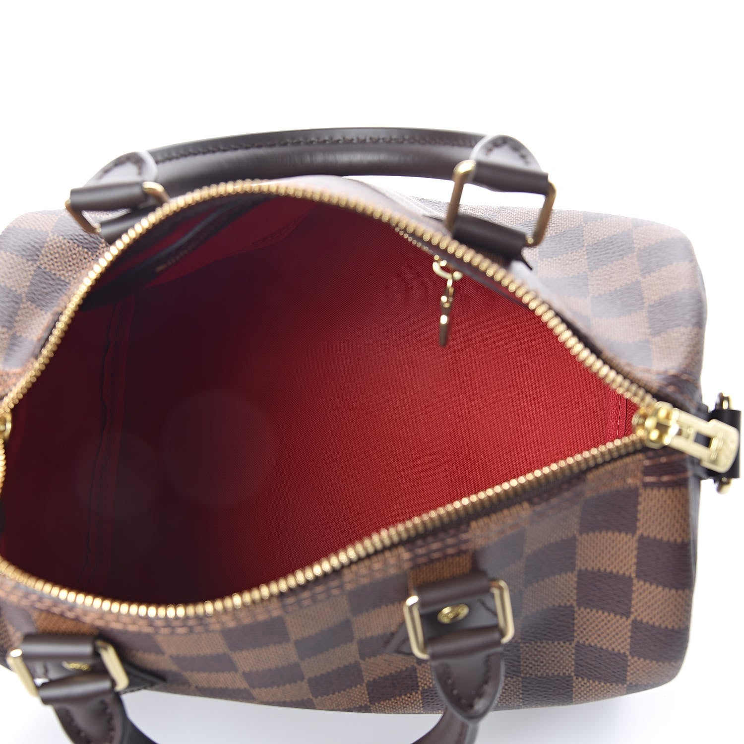 Louis Vuitton Damier Ebene Speedy Bandouliere 25 6 of 10