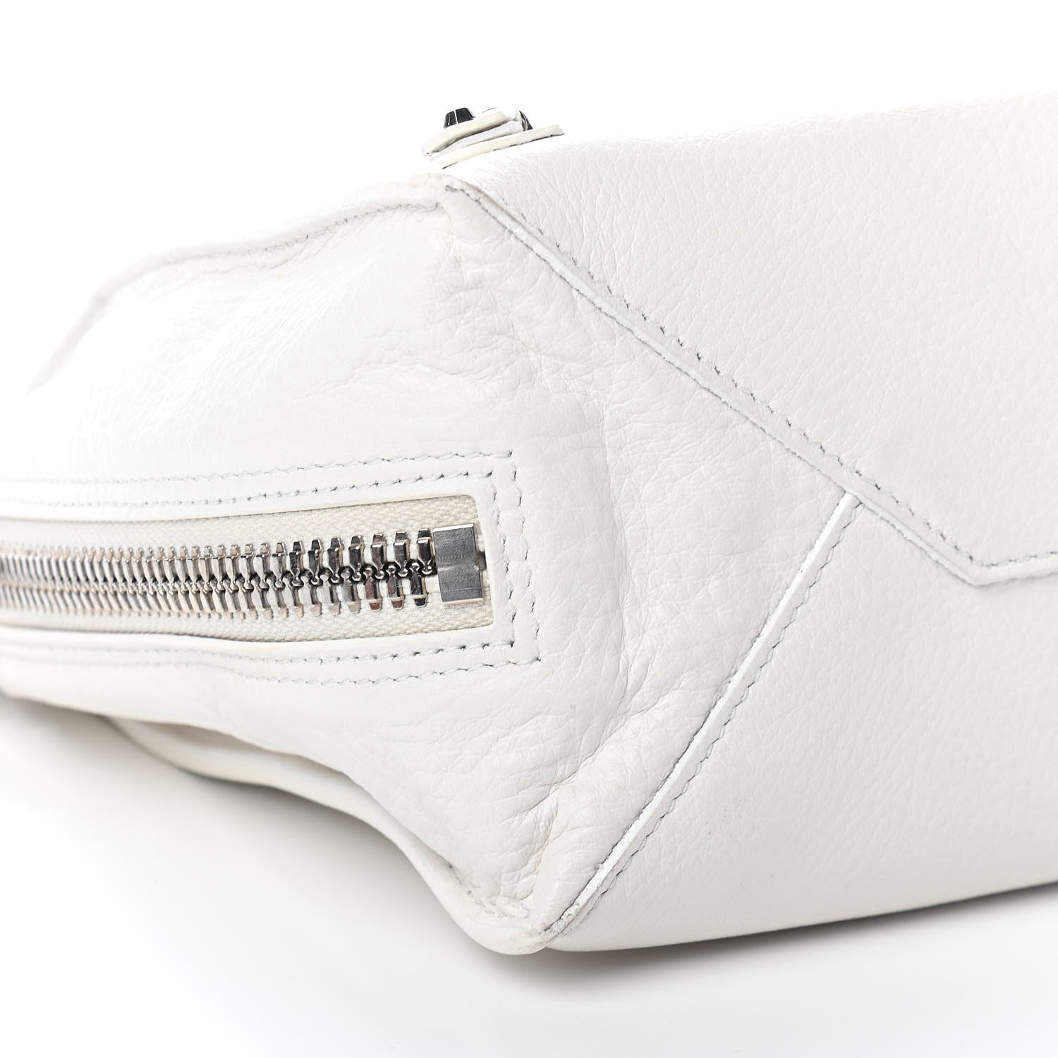Balenciaga Veau Papier A6 Zip Around Tote White 7 of 8
