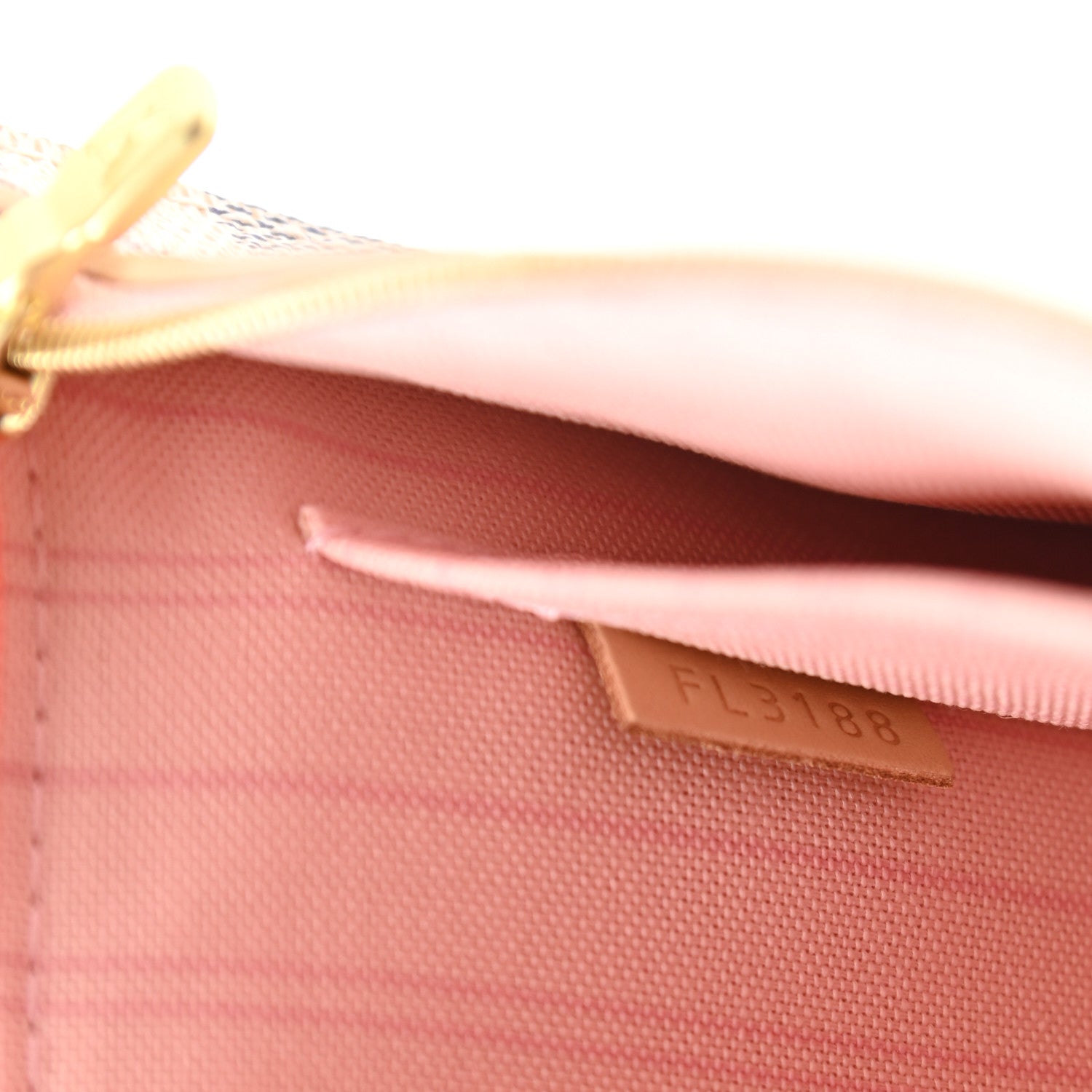 Louis Vuitton Damier Azur Neverfull MM GM Pochette Rose Ballerine 7 of 7