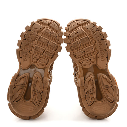 Balenciaga Rubber Mesh Monocolor Clear Sole Womens Track.2 Open Sneakers 40 Light Brown 6 of 10