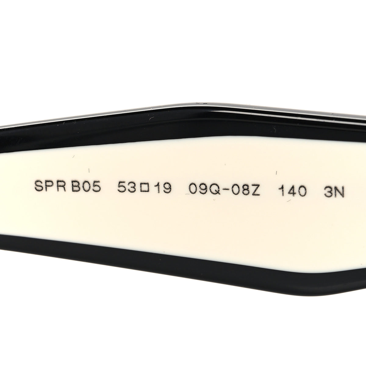 Prada Acetate Sunglasses SPR B05 Black White 6 of 7