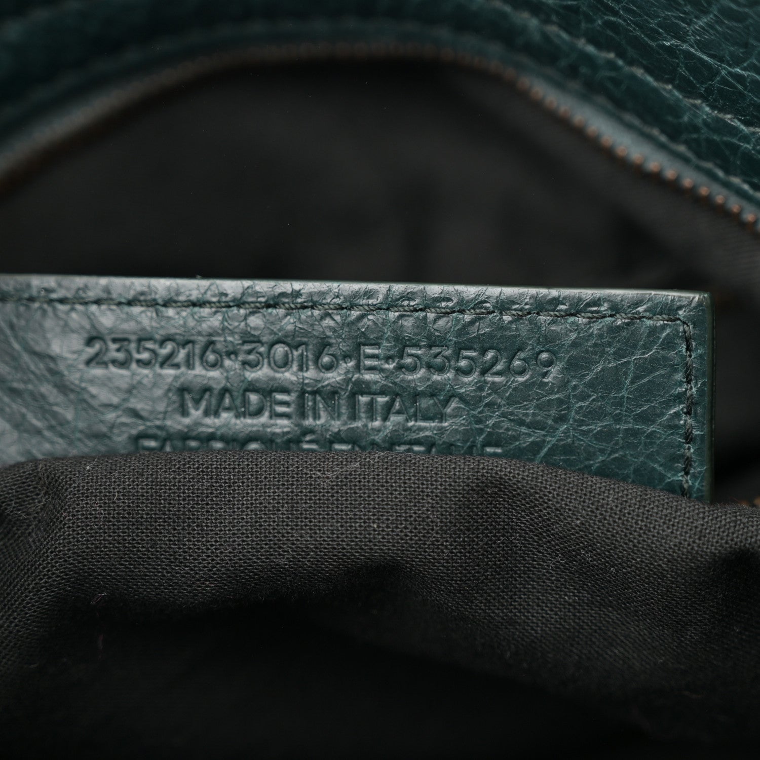 Balenciaga Agneau Classic Hardware Velo Vert Pinede 8 of 12