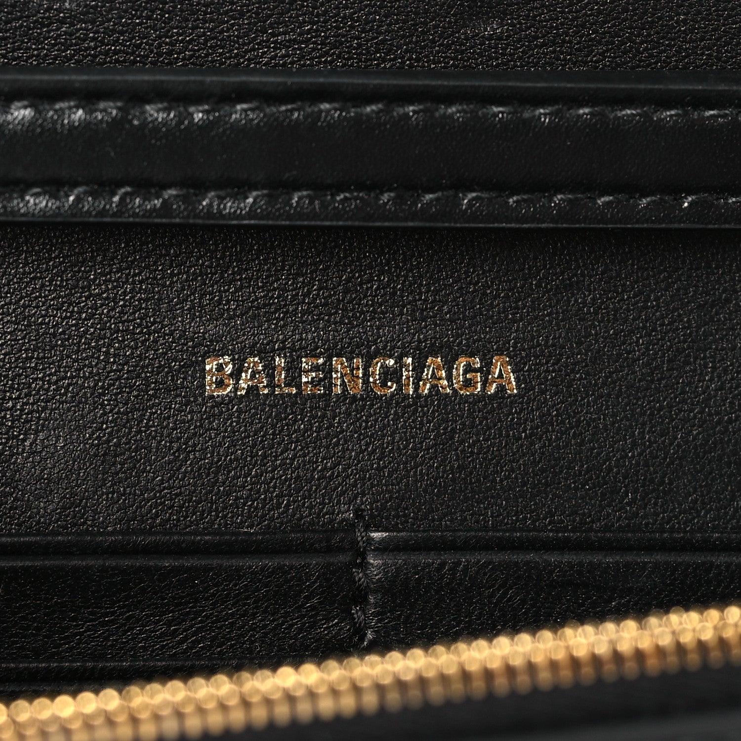 Balenciaga Shiny Box Calfskin Hourglass Chain Bag Black 6 of 8
