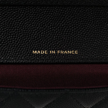 Chanel Caviar Quilted Glasses Case With Chain Black 7 of 14