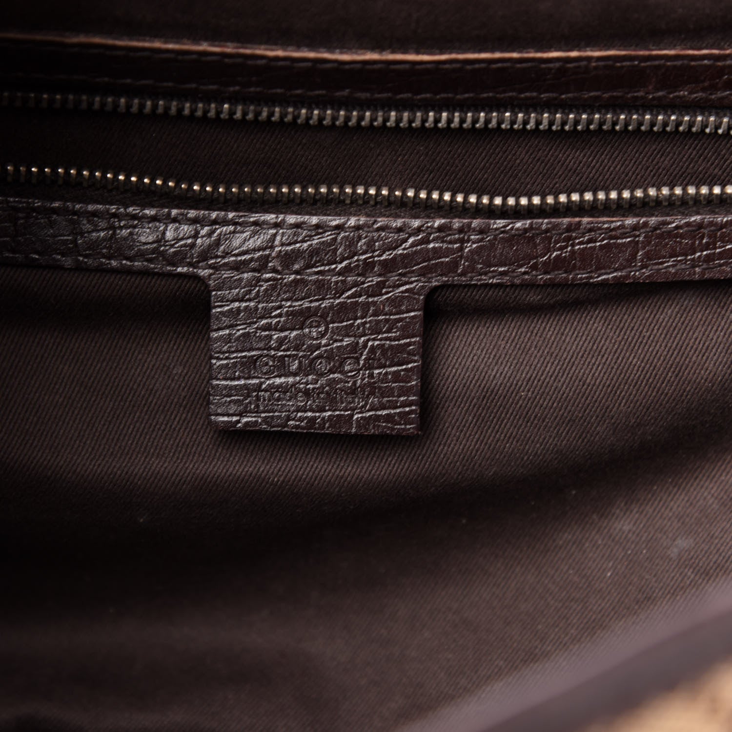 Gucci Monogram Bamboo Bullet Bag Dark Brown 6 of 13