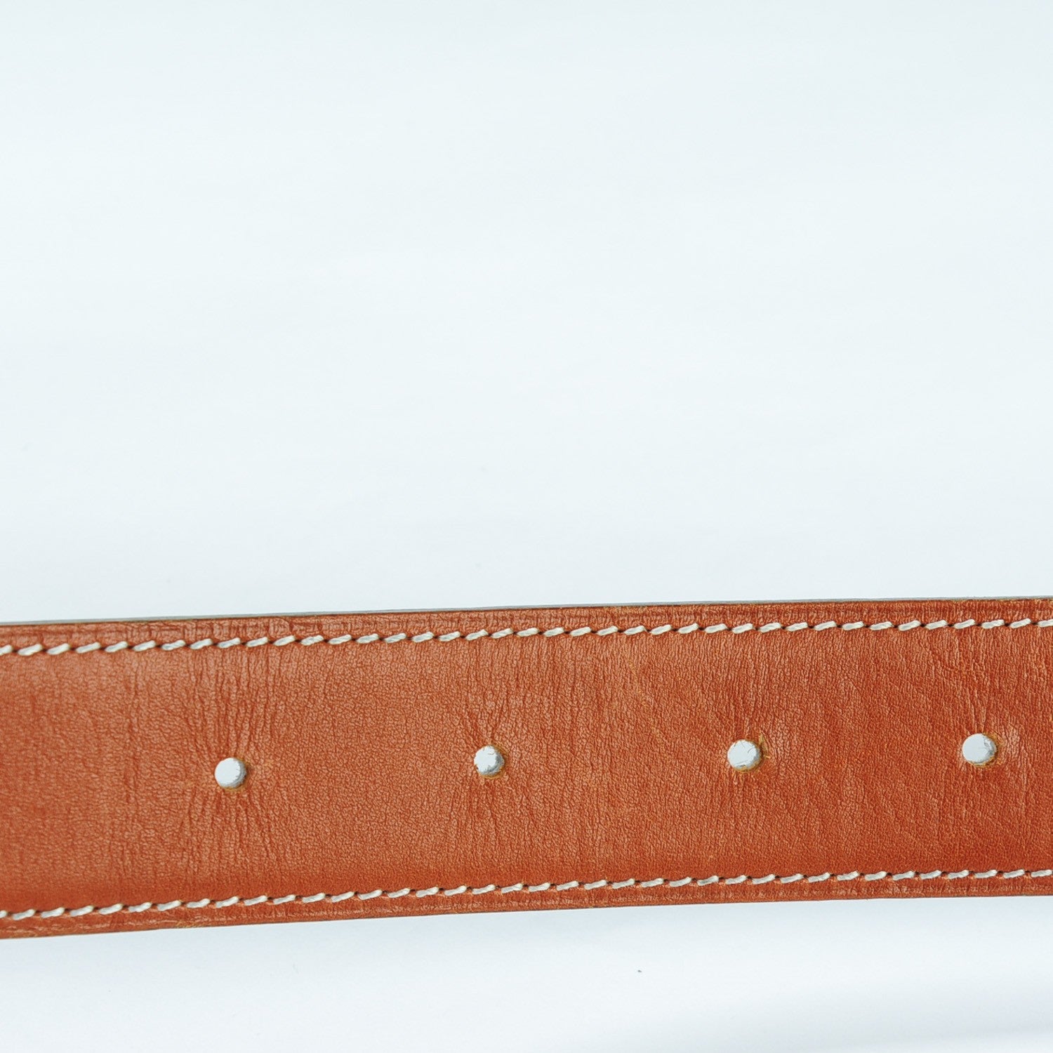 Hermes Box Chamonix 32mm H Belt 95 Black Fauve 5 of 8