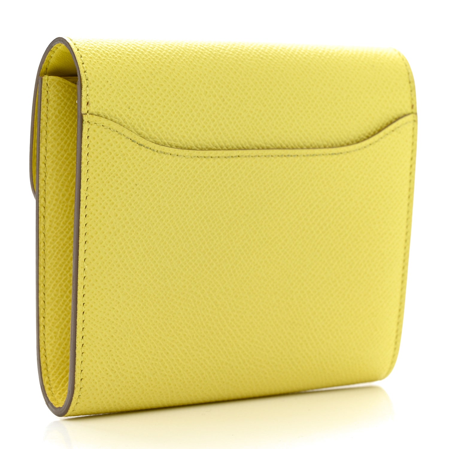 Hermes Epsom Constance Short Wallet Lime 3 of 8