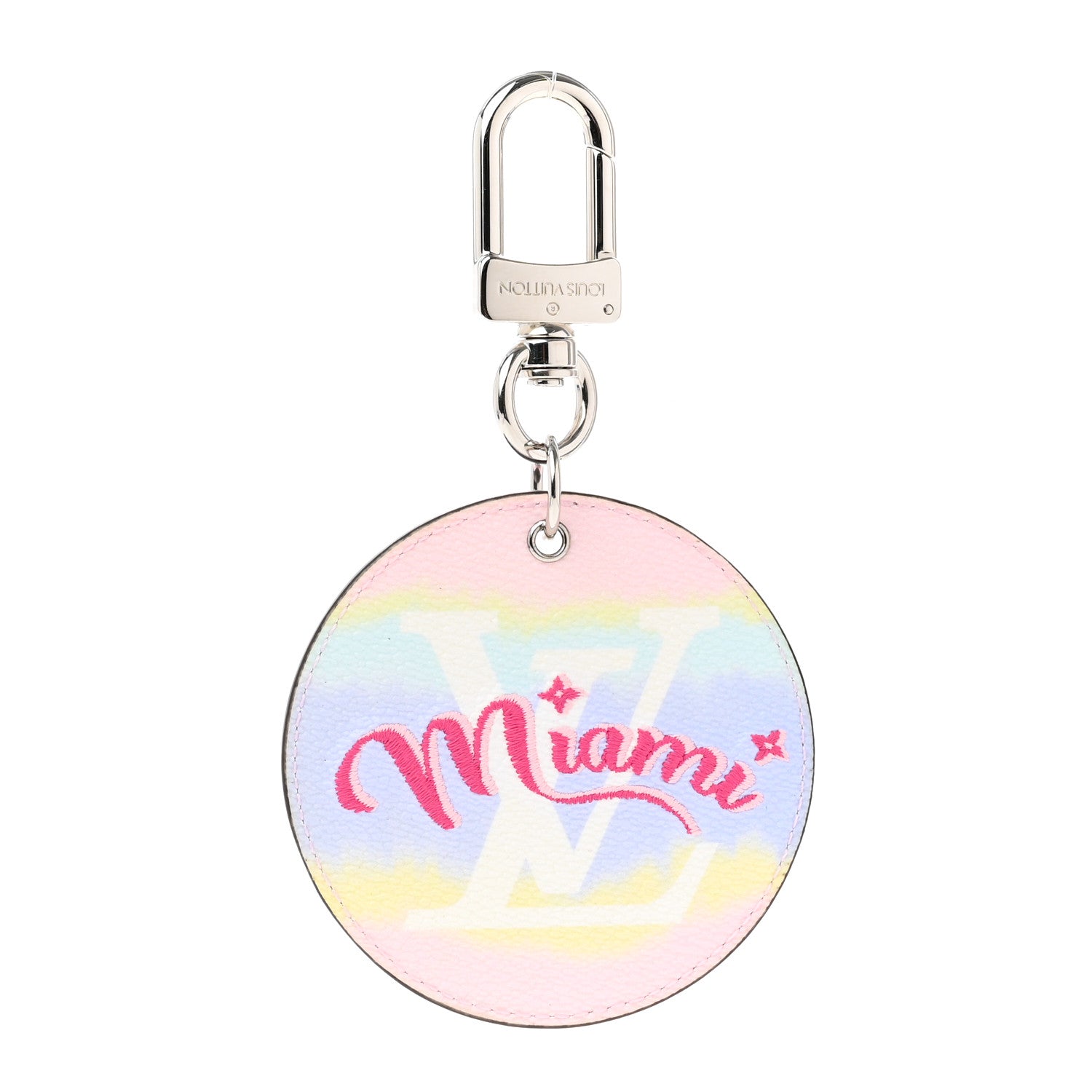Louis Vuitton Monogram Escale Miami Bag Charm Key Holder Pastel 1 of 4