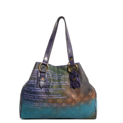 Louis Vuitton Richard Prince Monogram Karung Heartbreak Jokes Tote 1 of 7
