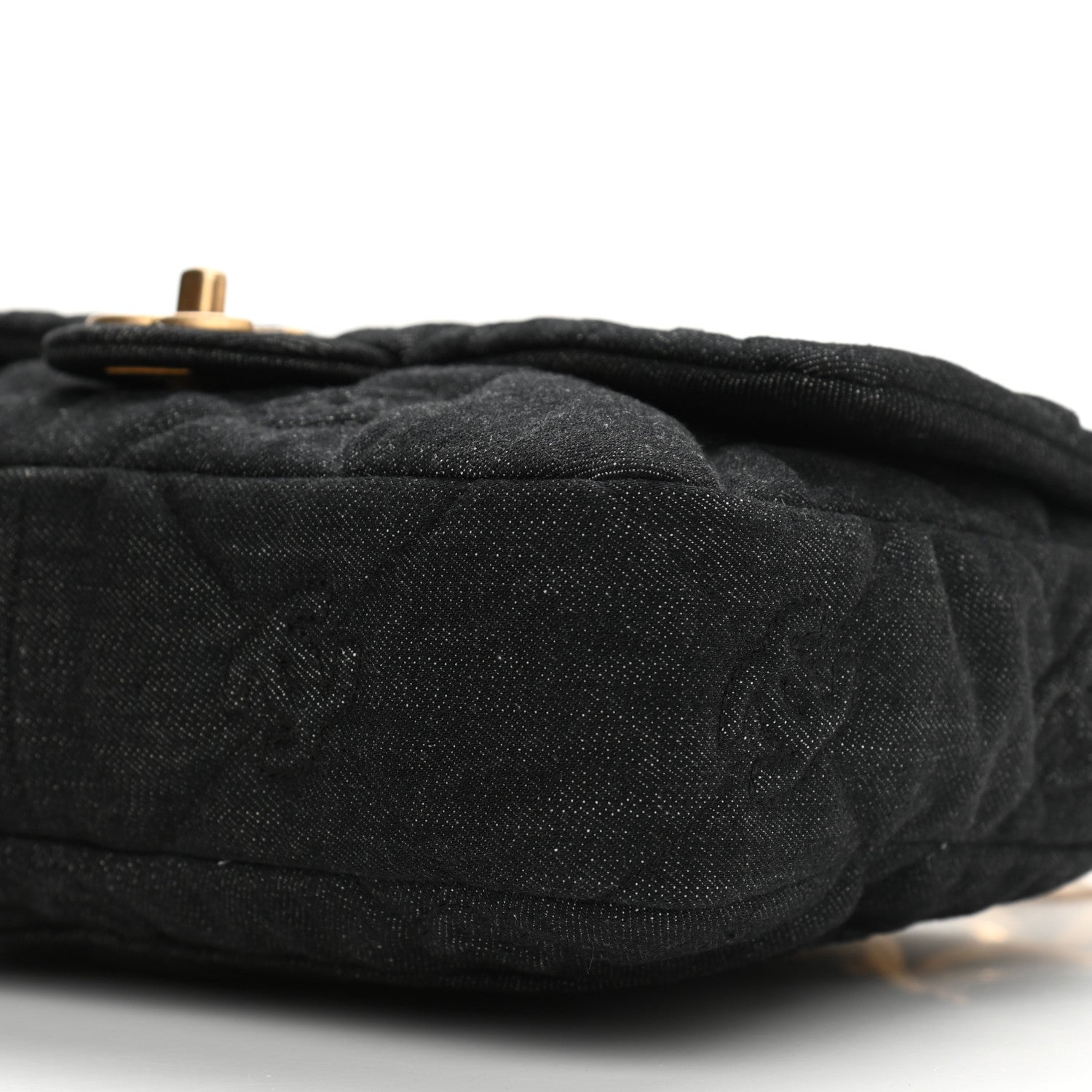 Chanel Denim Quilted Medium Funky Town Flap Black 6 of 11
