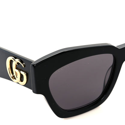 Gucci Acetate Square Frame Sunglasses GG1422S Black Grey 7 of 7
