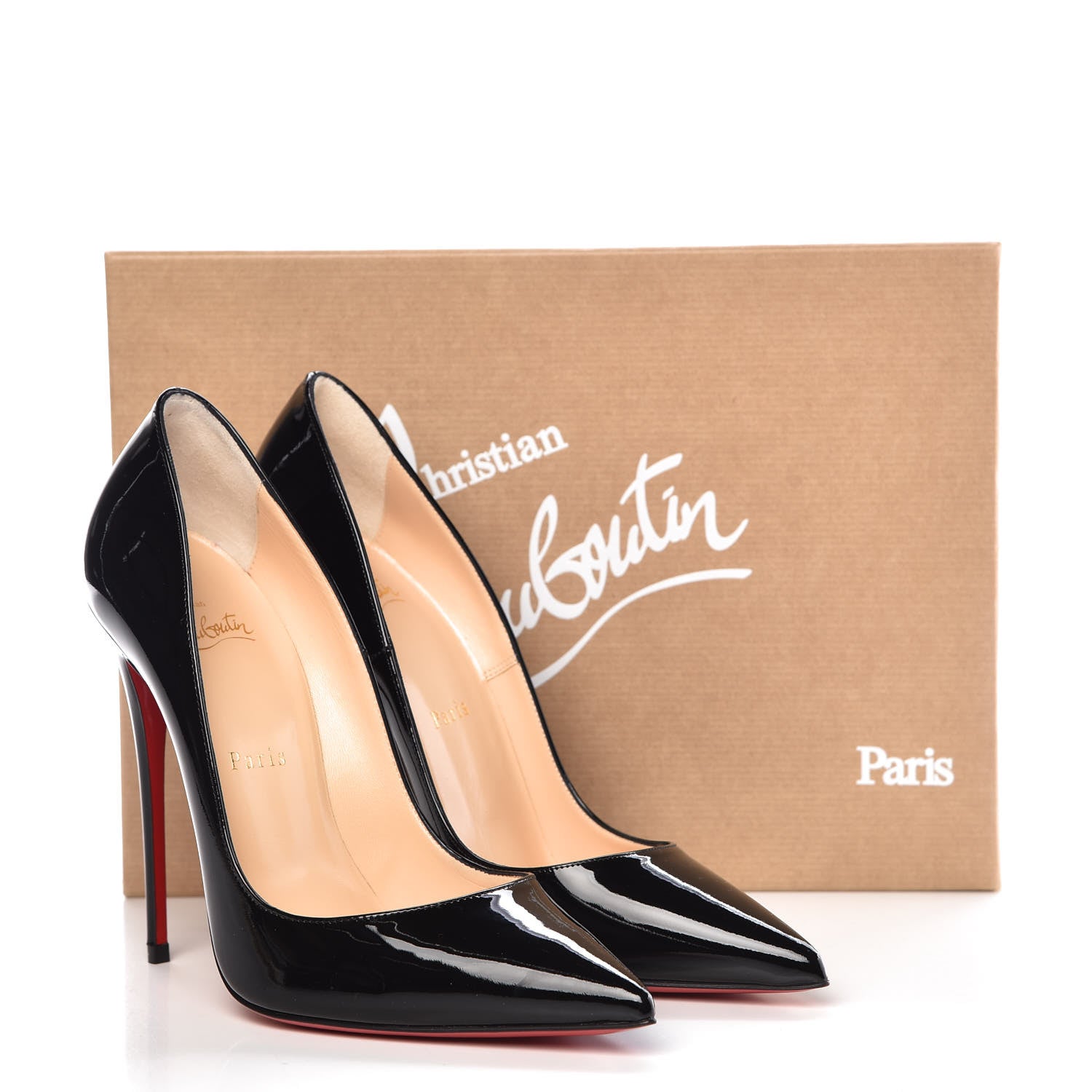 Christian Louboutin Patent So Kate 120 Pumps 39 Black 8 of 8