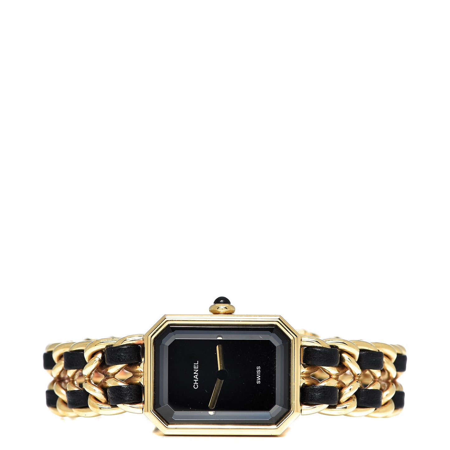 Stainless Steel Lambskin 20mm Chain Premiere Quartz Watch Gold L